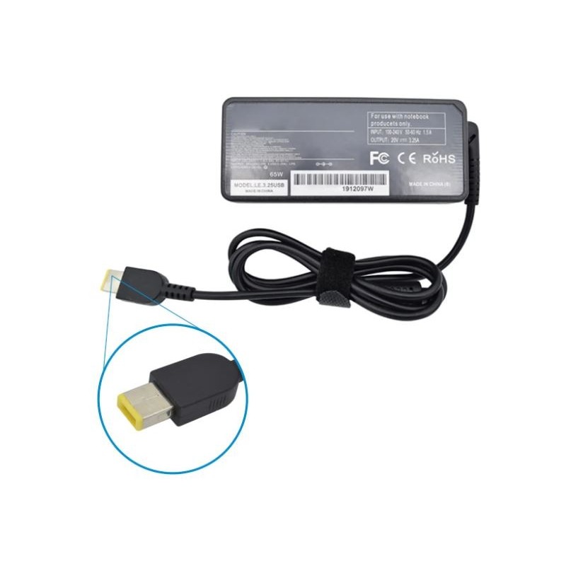 Cargador para Laptop LENOVO (TG-13) 20V 3.25A