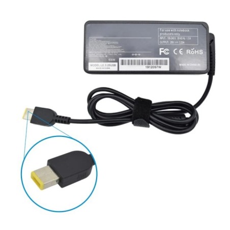 Cargador para Laptop LENOVO (TG-13) 20V 3.25A