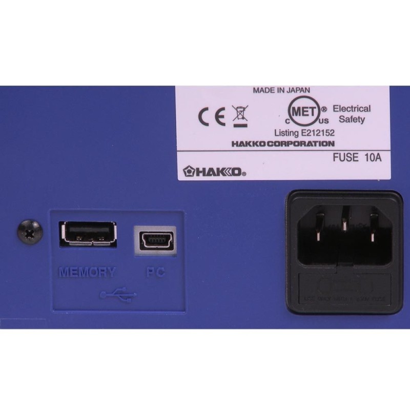 Sistema avanzado Hakko FR-811 para retrabajo de aire caliente SMD