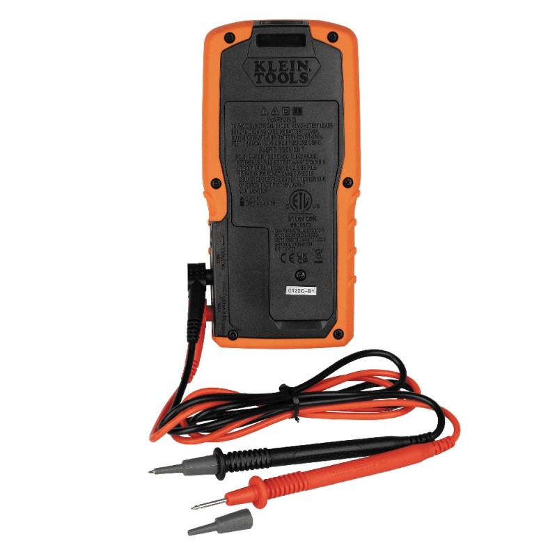 Multímetro digital delgado, de rango automático con TRMS, 600 V, temperatura Klein Tools