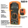 Multimetro digital selección manual de rango klein tools