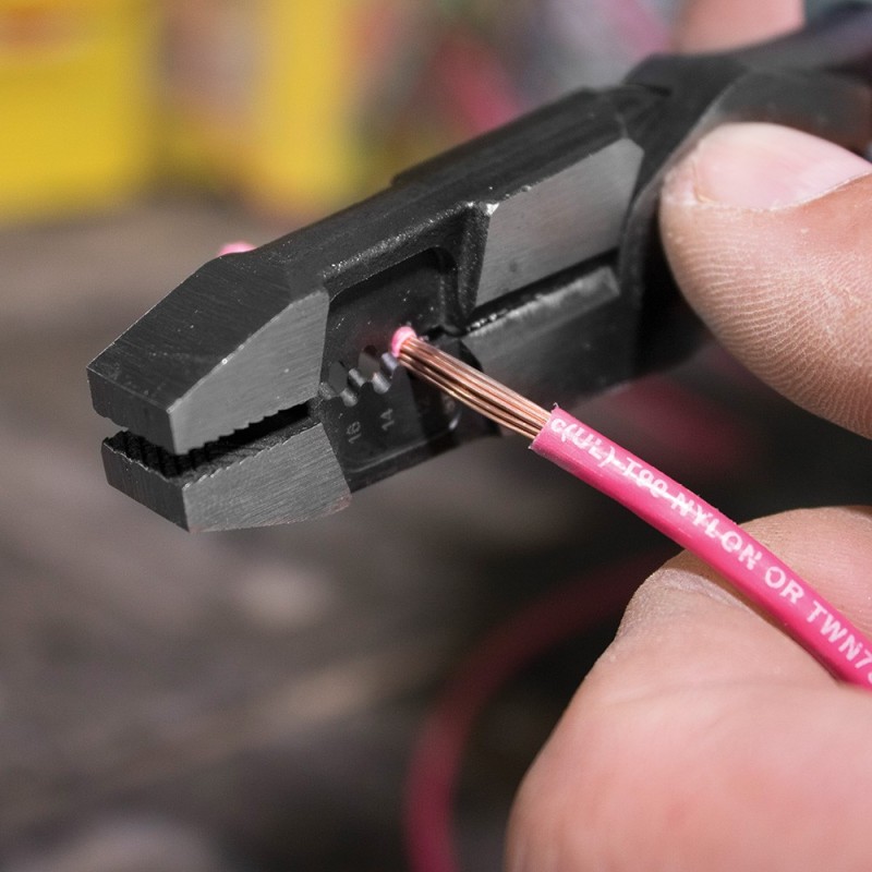Pinzas híbridas con ponchadora Klein Tools