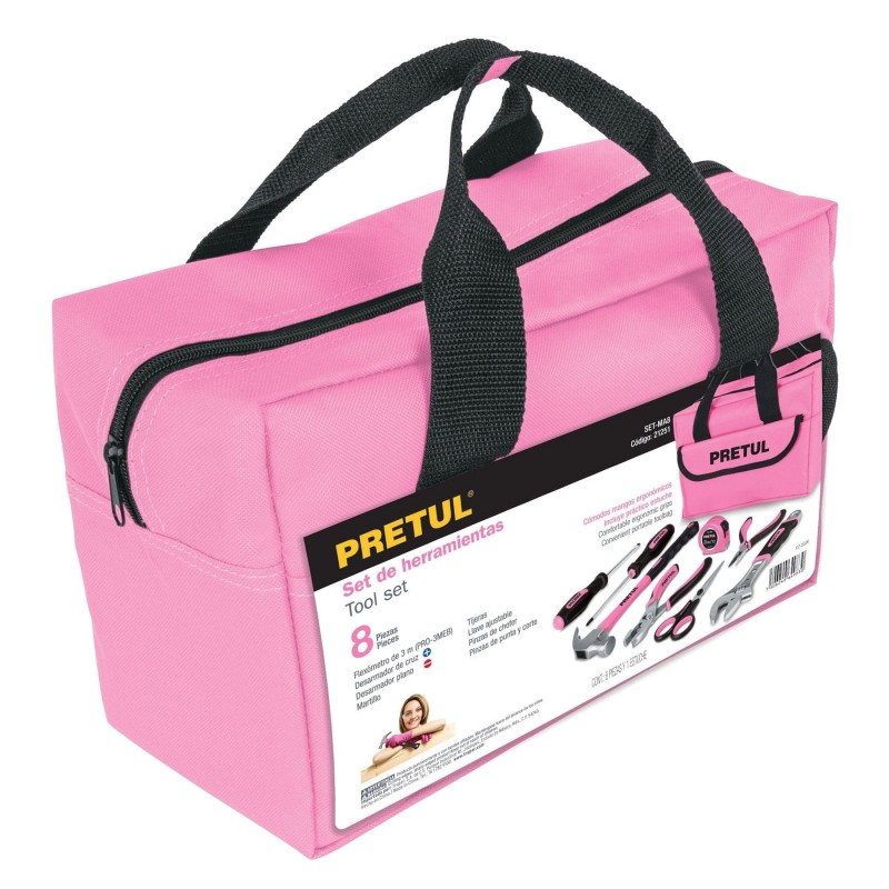 Kit de 8 herramientas caseras para dama, Pretul