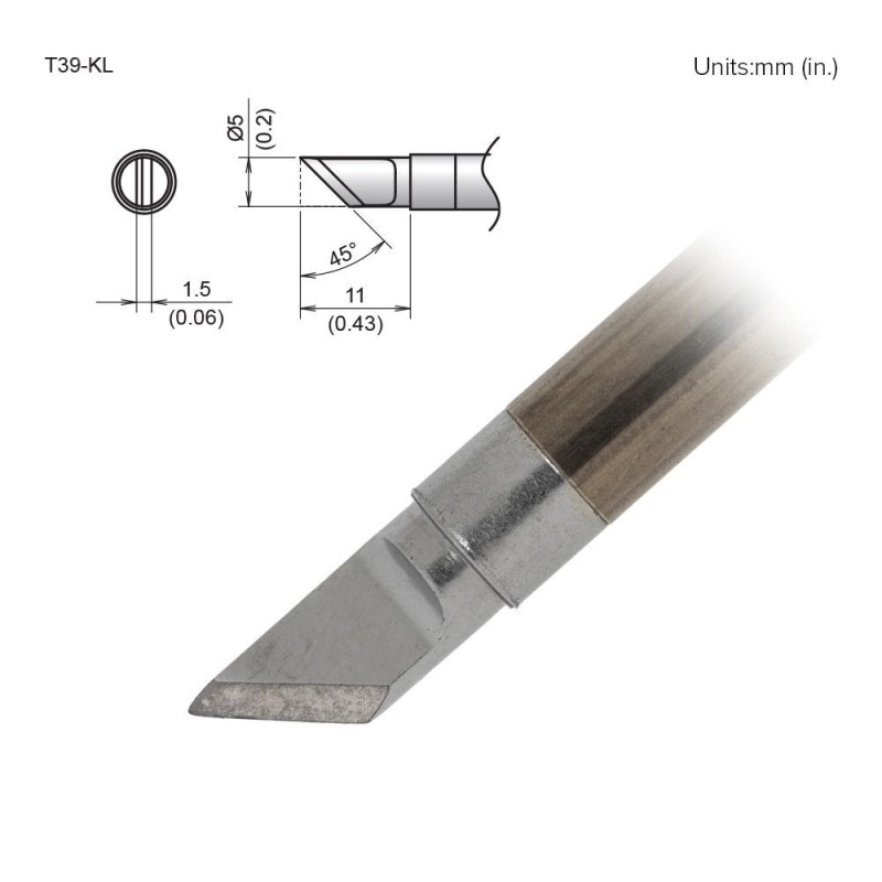 Punta para cautin Hakko T39-KL