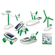 Juguete solar armable 6 en 1