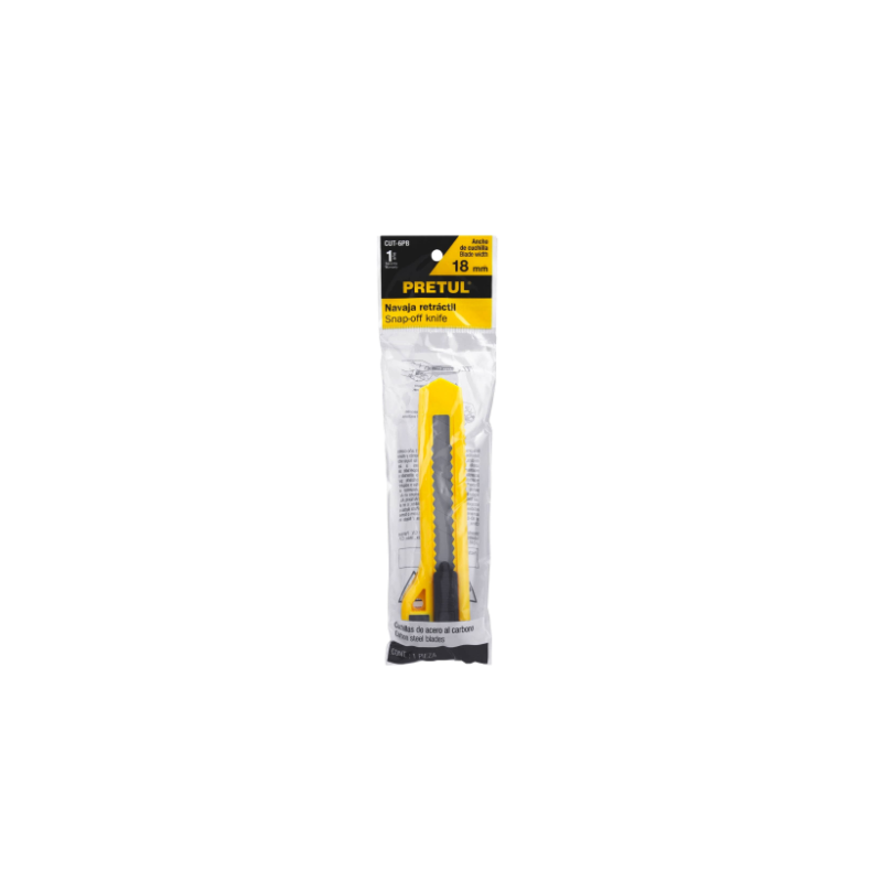 Cutter 18 mm plástico, Pretul
