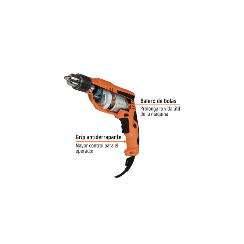 Rotomartillo 1/2" 600 W, profesional, Truper