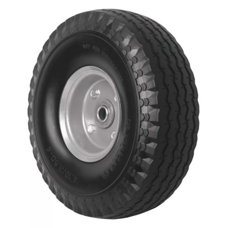 Rueda de poliuretano imponchable para eje lateral, 10"