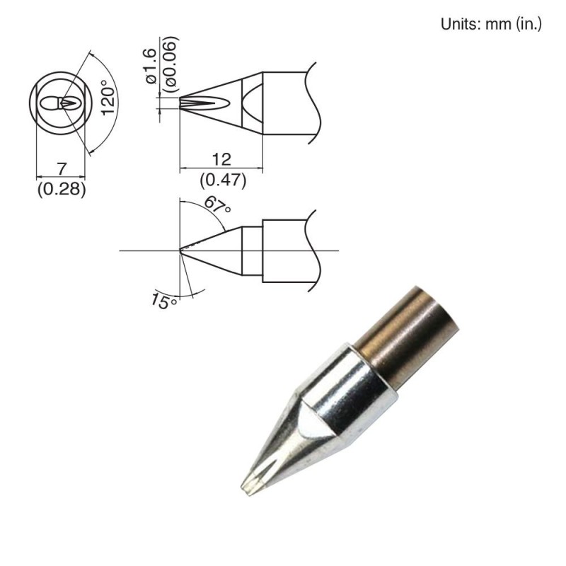 TX1-XDR16, punta de cincel de 140 W