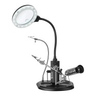 Estación auxiliar, con lupa...