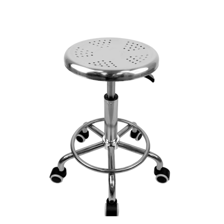 Banco de acero ESD con ruedas