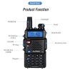 Radio Walkie talkie de dos vias UV-5R