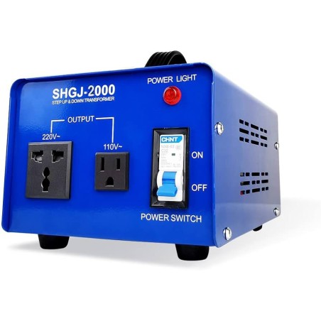 Convertidor 110V a 220V y 220V a 110V de 2000W (Step-up/down)