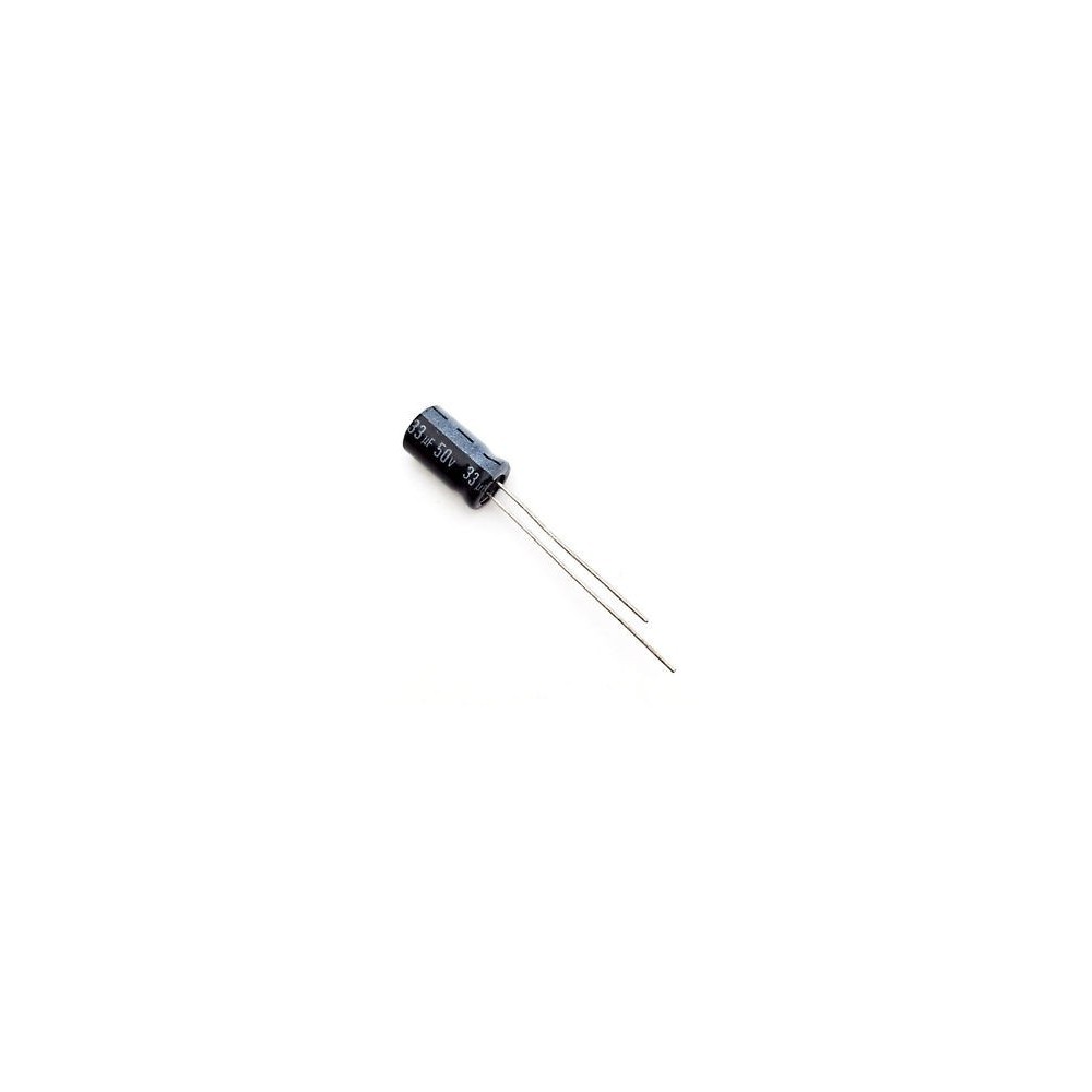 Capacitor electrolítico 33µF 50V