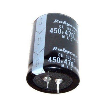 Capacitor electrolítico 470µF 450V