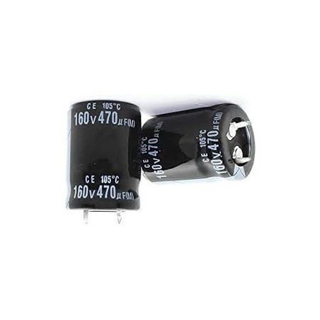 Capacitor electrolítico 470µF 160V
