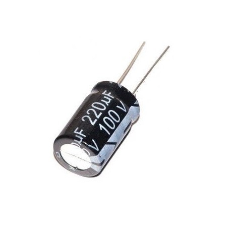 Capacitor electrolítico 220µF 100V