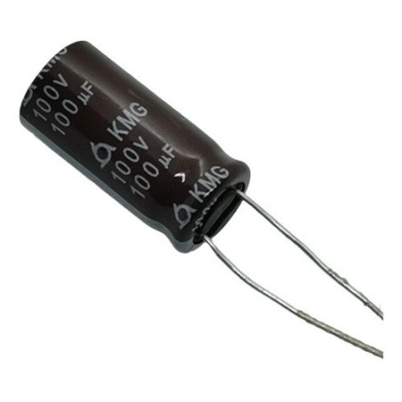 Capacitor electrolítico 100µF 100V