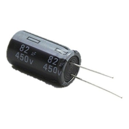 Capacitor electrolítico 82µF 450V