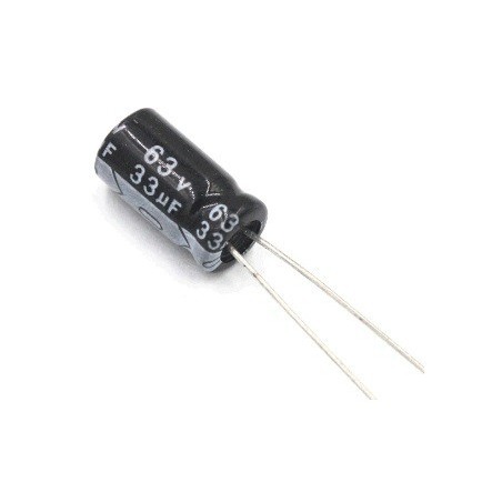 Capacitor electrolítico 33µF 63V