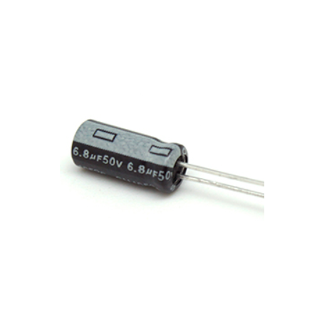 Capacitor electrolítico 6.8µF 50V