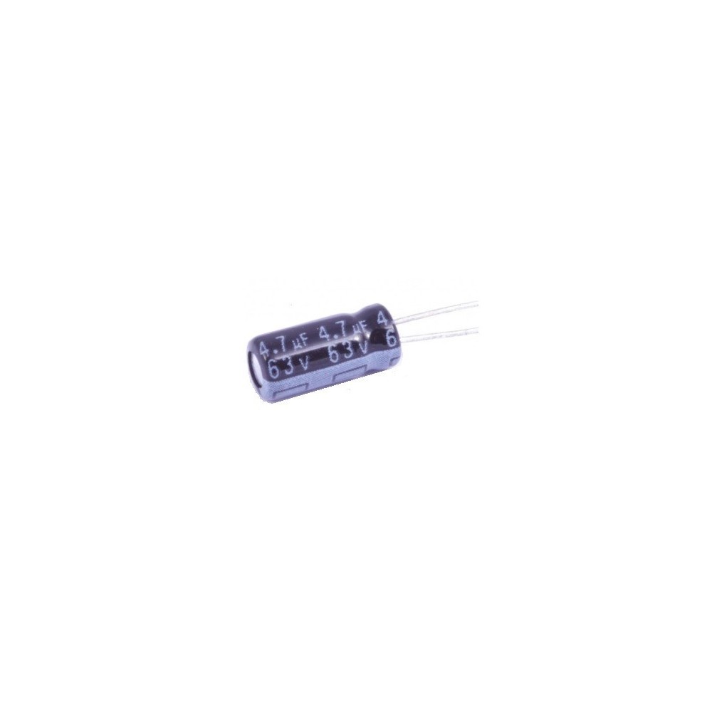 Capacitor electrolítico 4.7µF 63V