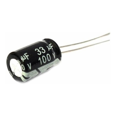 Capacitor electrolítico 3.3µF 100V