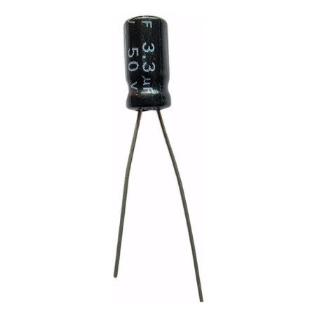 Capacitor electrolítico 3.3µF 50V