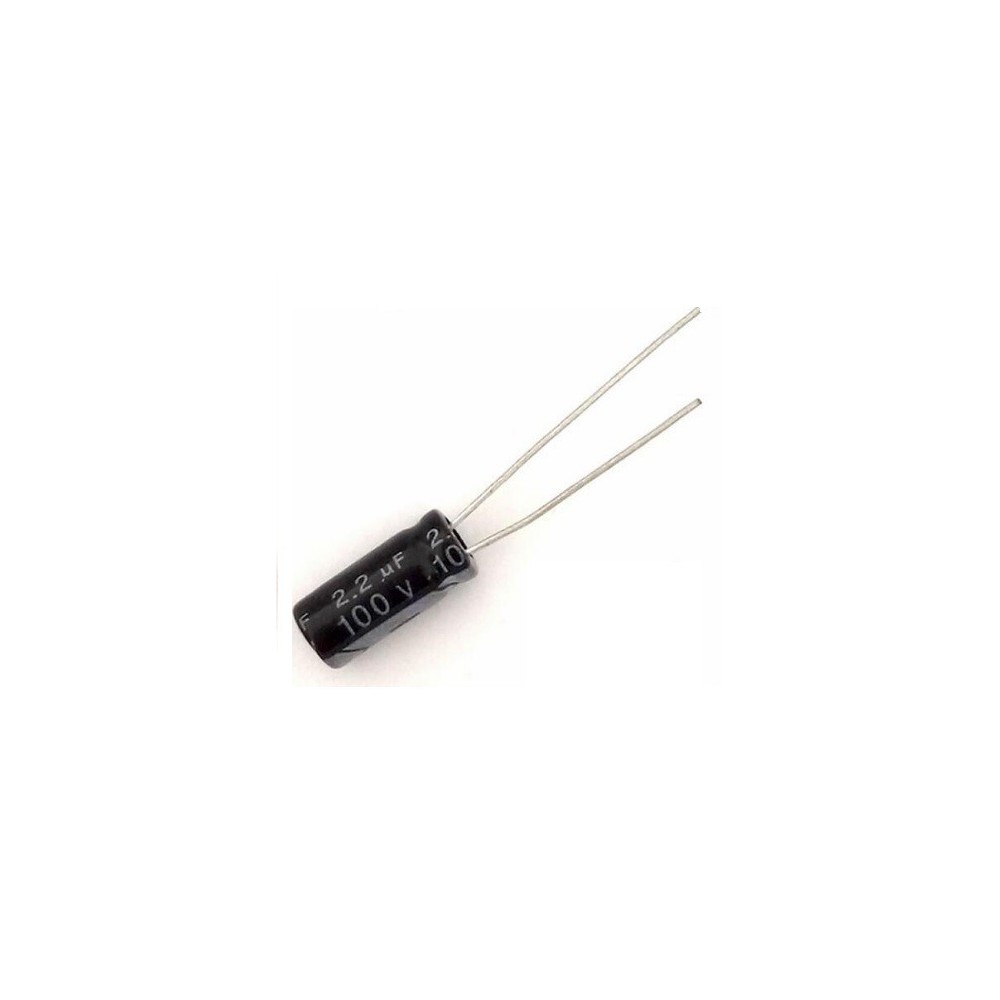 Capacitor electrolítico 2.2µF 100V