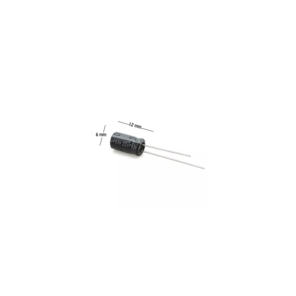 Capacitor electrolítico 2.2µF 63V