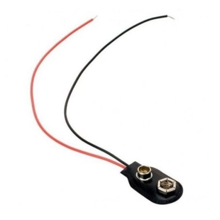 Broche para pila 9v