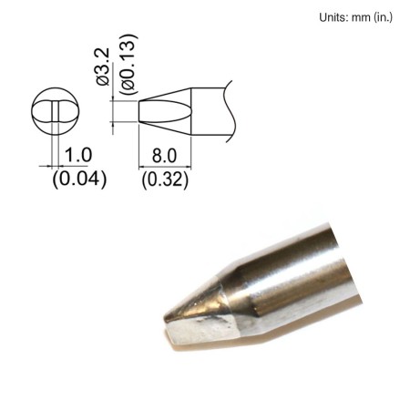 Punta cincel Hakko T33-SSD32