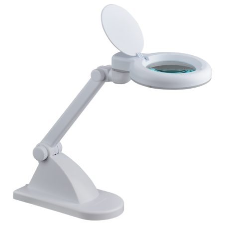 Lampara LED con Lupa 5x con base para escritorio