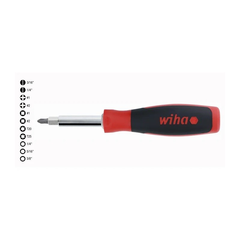 Desarmador Múltiple Wiha 77891 SoftFinish 11 en 1
