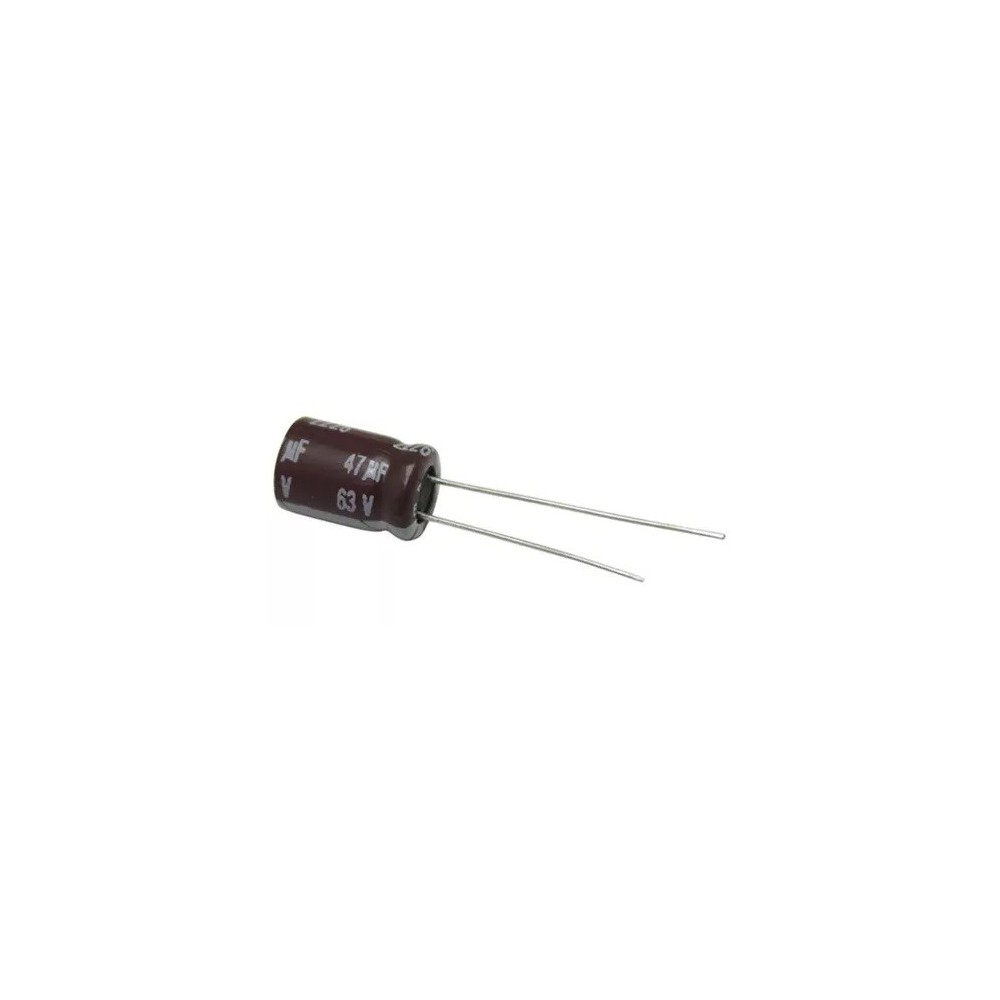 Capacitor electrolítico 47µF 63V