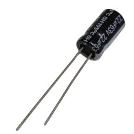 Capacitor electrolítico 22µF 63V