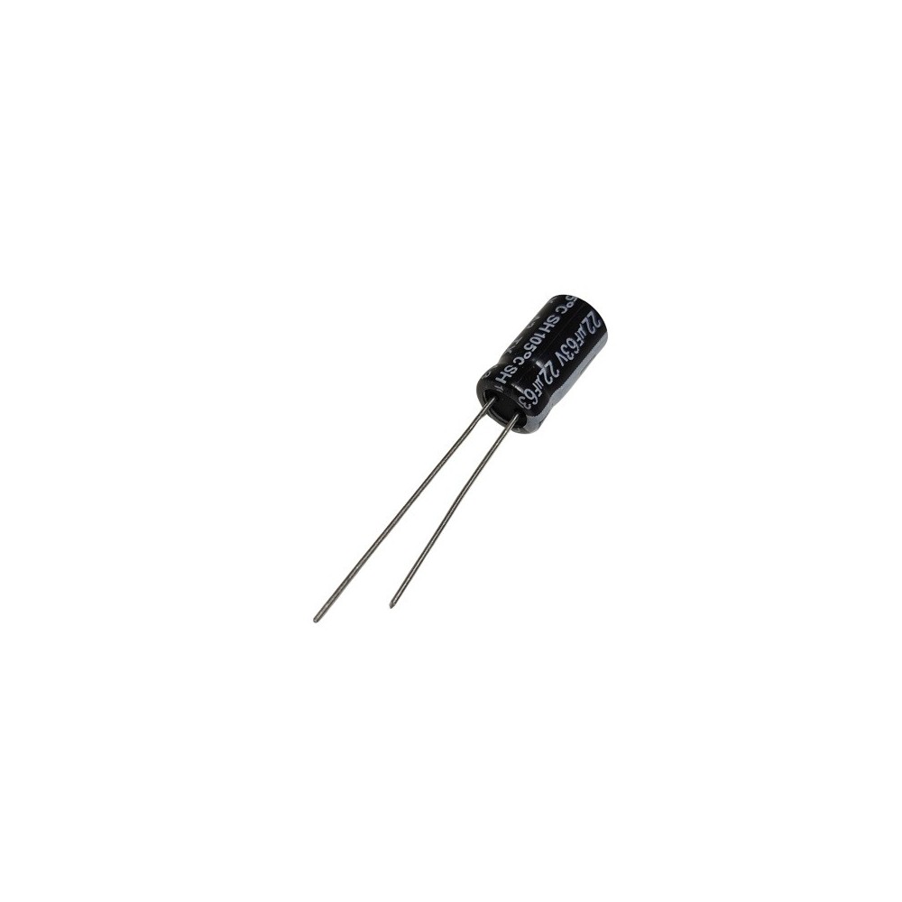 Capacitor electrolítico 22µF 63V