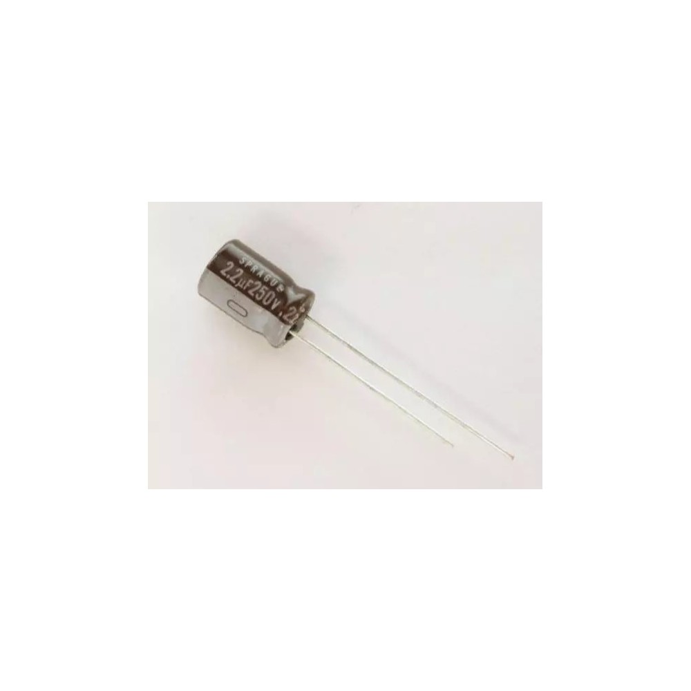 Capacitor electrolítico 2.2µF 250V