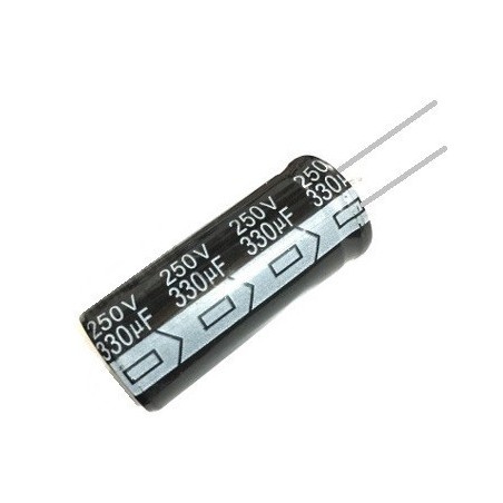 Capacitor electrolítico 330µF 250V