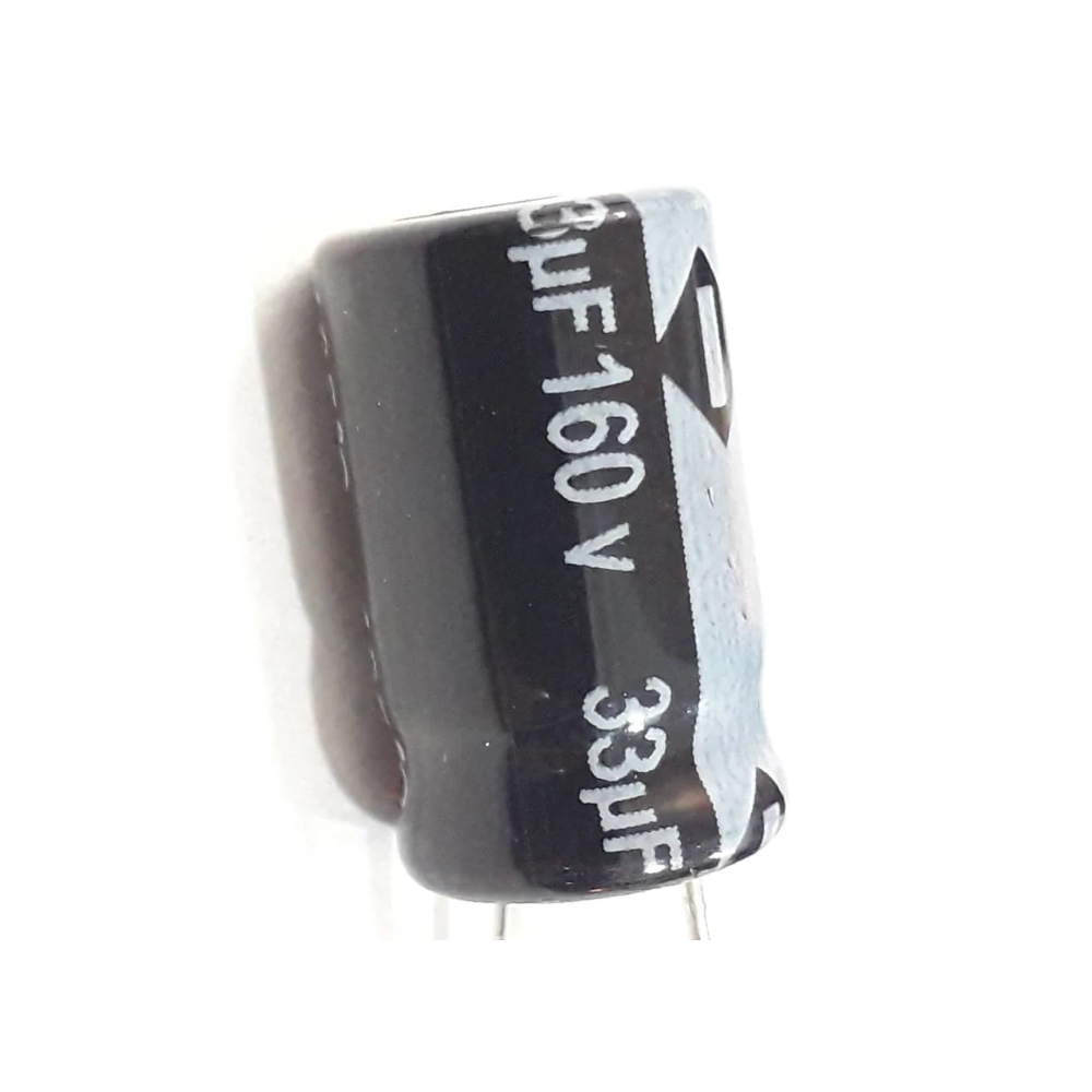 Capacitor electrolítico 33µF 160V