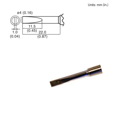 Punta para cautin Hakko T15-DL4