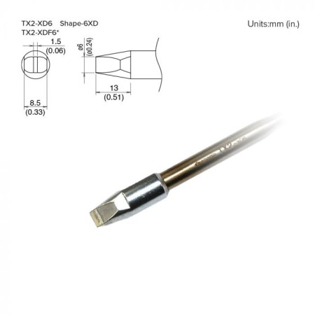 Punta Hakko TX2-XD6