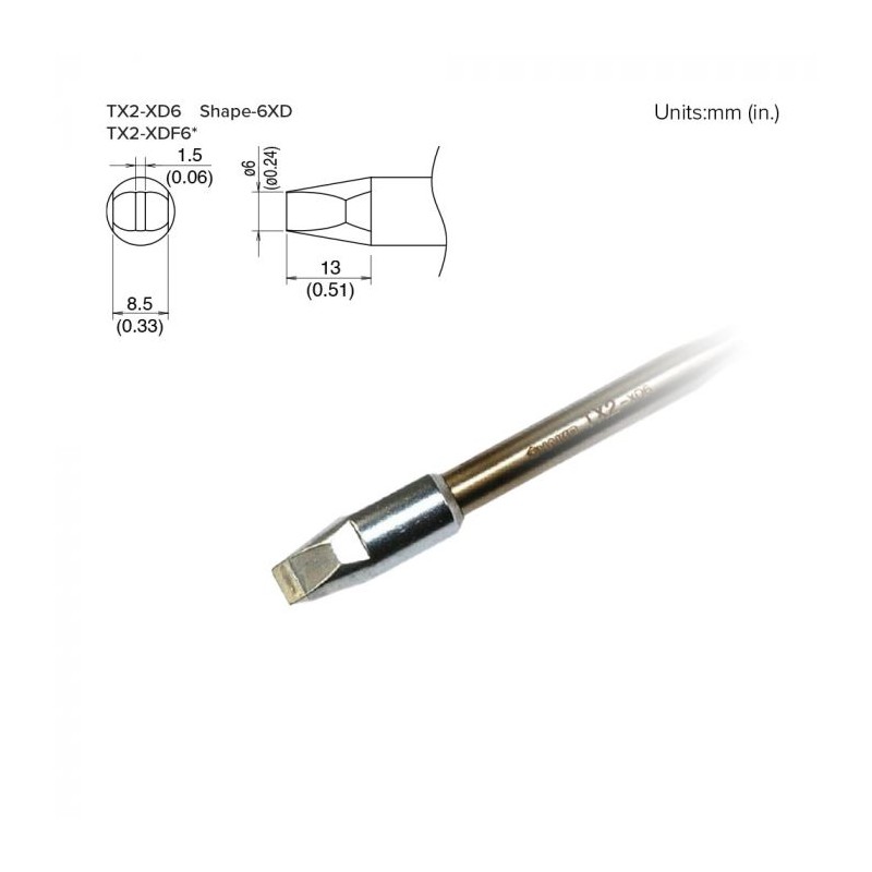 Punta Hakko TX2-XD6