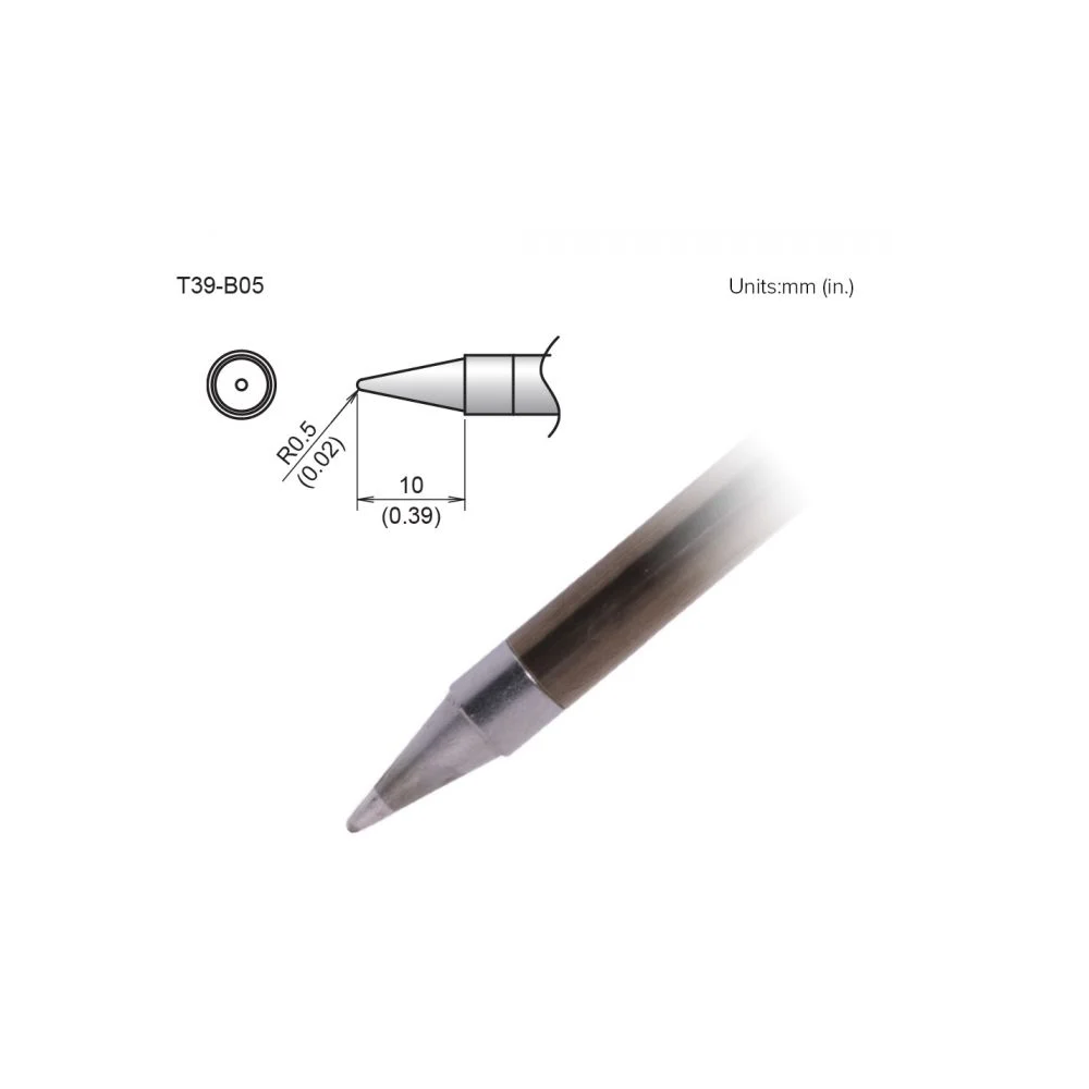 Punta cónica Hakko T39-B05