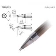 Punta biselada con ranura en V Hakko T39-BCR12.