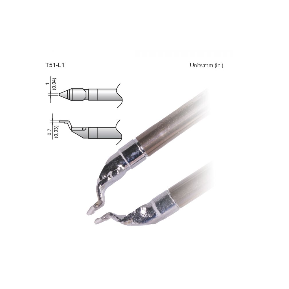 Punta de chip T51-L1.