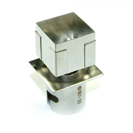 Boquilla de aire caliente BGA Hakko N51-20, 22 x 22 mm.