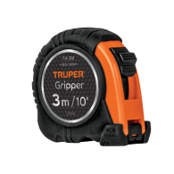 Flexómetro Gripper 3m cinta 13 mm Truper