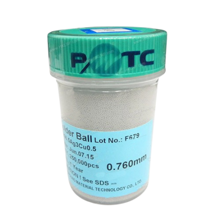 250K Esferas De Soldadura De 0.76mm LeadFree (Sn96.5 / Ag3 / Cu0.5)