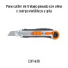 Estuche con 10 cuchillas SK2 de 18 mm para cutter, Expert.